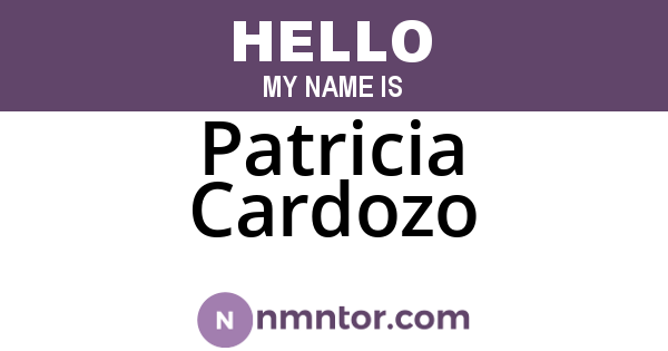 Patricia Cardozo