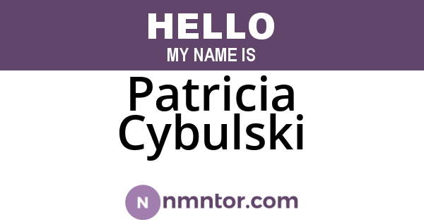 Patricia Cybulski