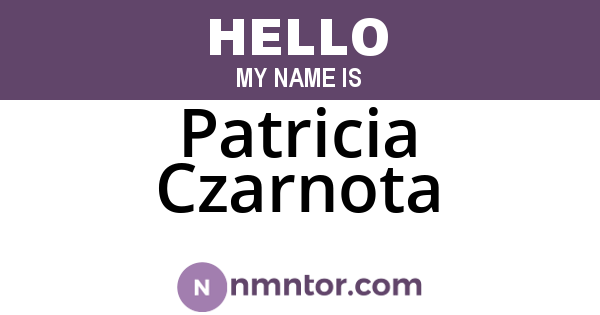 Patricia Czarnota
