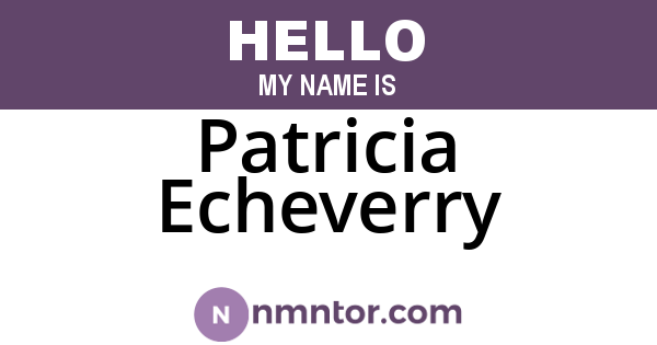 Patricia Echeverry