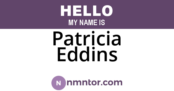 Patricia Eddins
