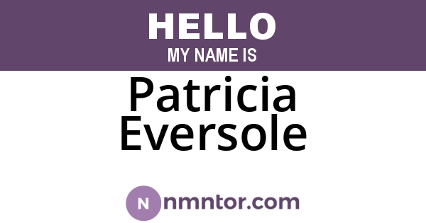 Patricia Eversole