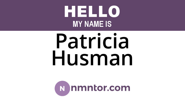 Patricia Husman