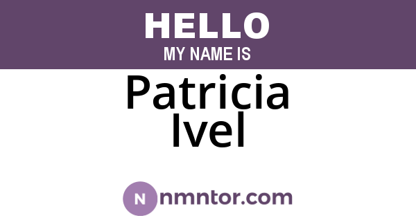 Patricia Ivel