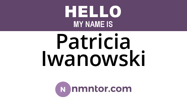 Patricia Iwanowski