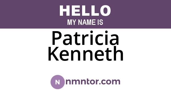 Patricia Kenneth