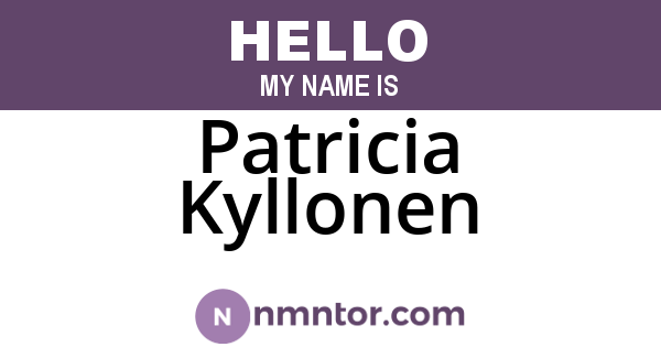 Patricia Kyllonen