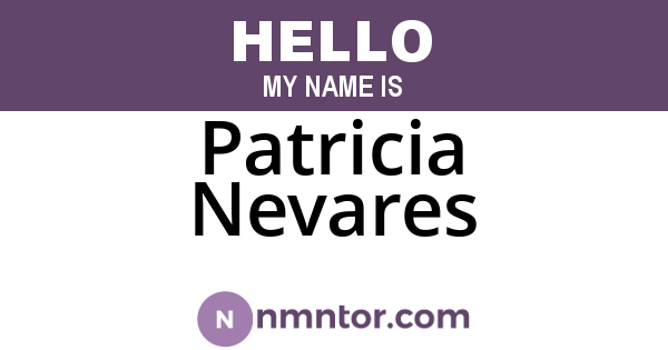 Patricia Nevares