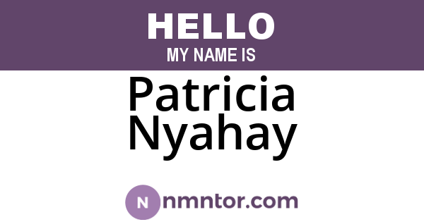 Patricia Nyahay