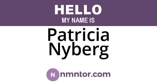 Patricia Nyberg