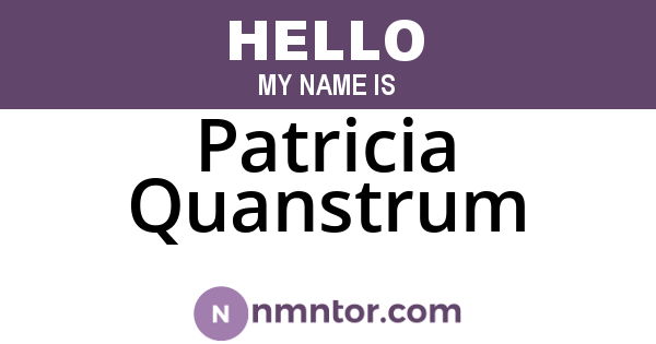 Patricia Quanstrum