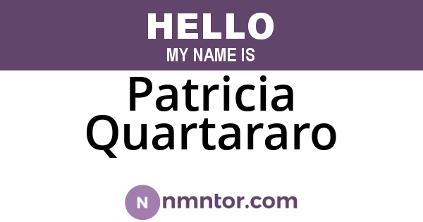 Patricia Quartararo
