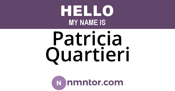 Patricia Quartieri