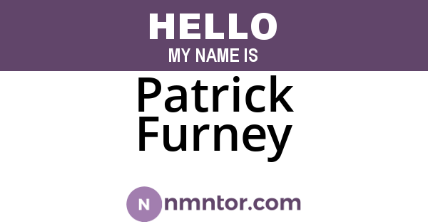 Patrick Furney