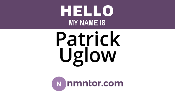 Patrick Uglow