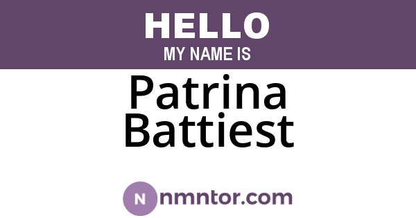 Patrina Battiest