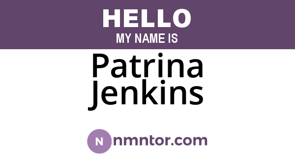 Patrina Jenkins