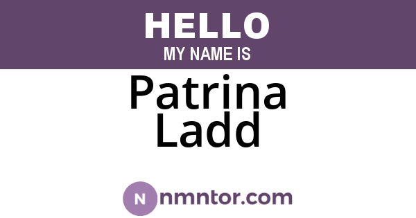 Patrina Ladd