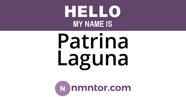 Patrina Laguna