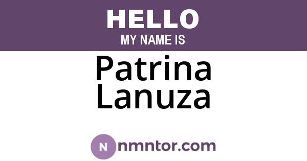 Patrina Lanuza