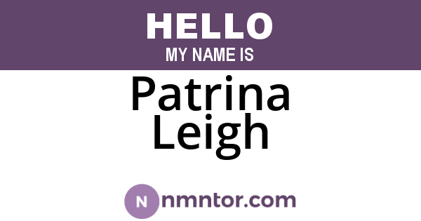 Patrina Leigh