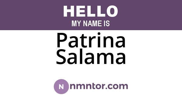 Patrina Salama