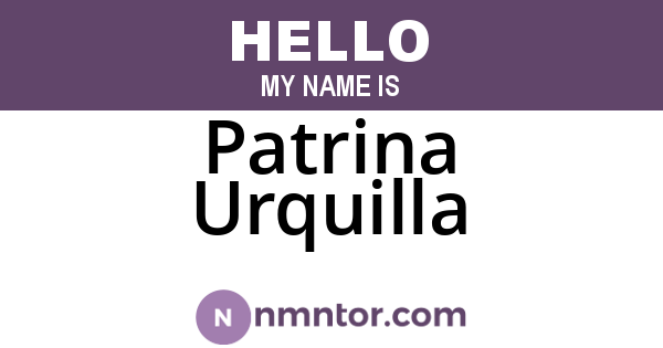 Patrina Urquilla