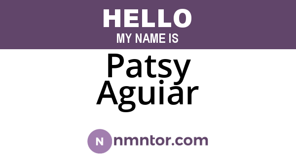 Patsy Aguiar