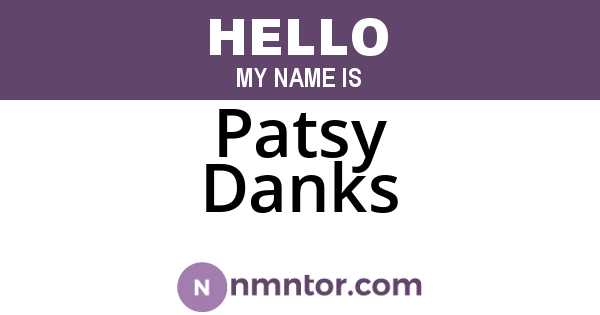 Patsy Danks