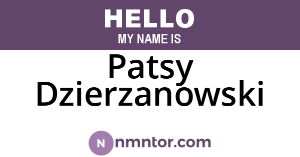 Patsy Dzierzanowski