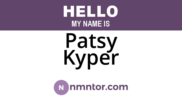 Patsy Kyper
