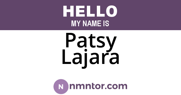 Patsy Lajara