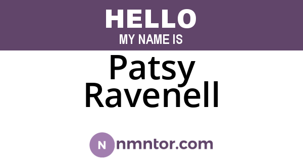Patsy Ravenell