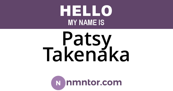 Patsy Takenaka