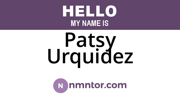 Patsy Urquidez