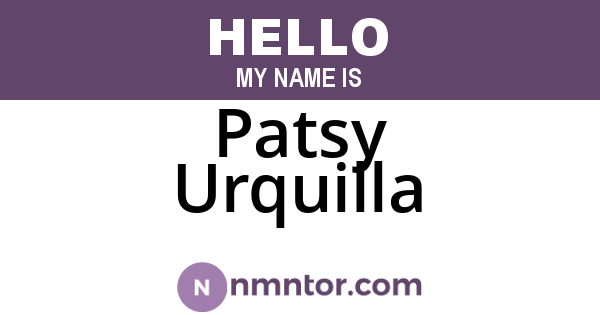 Patsy Urquilla