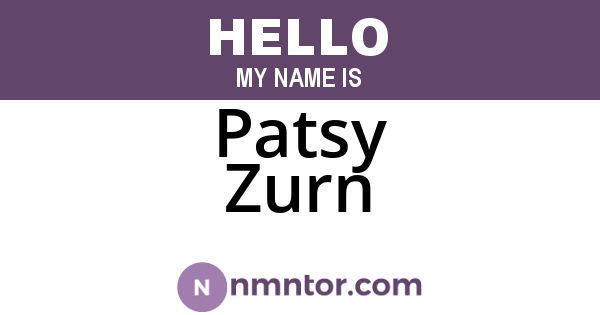 Patsy Zurn