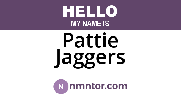 Pattie Jaggers