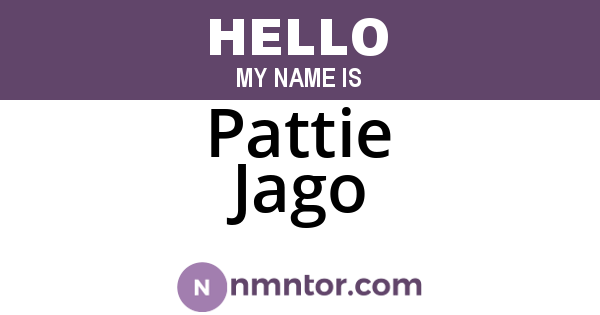 Pattie Jago