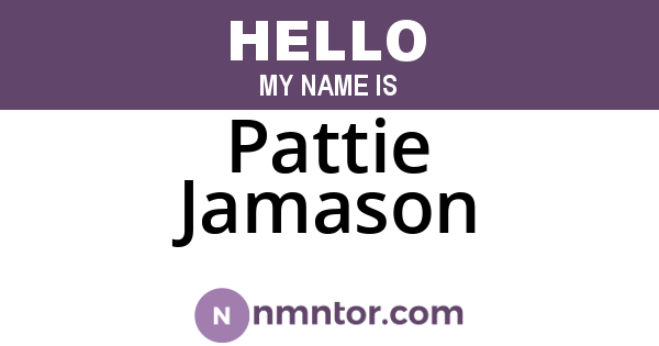 Pattie Jamason