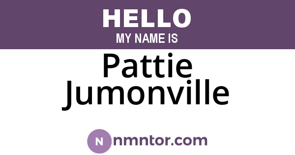 Pattie Jumonville