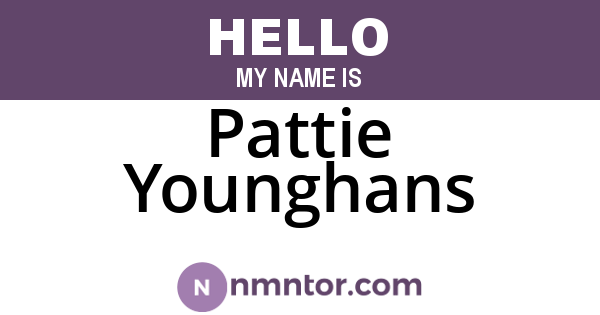Pattie Younghans