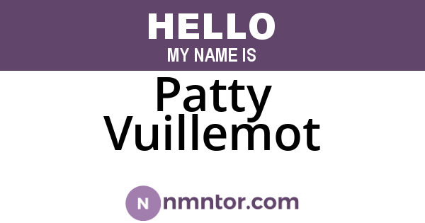Patty Vuillemot