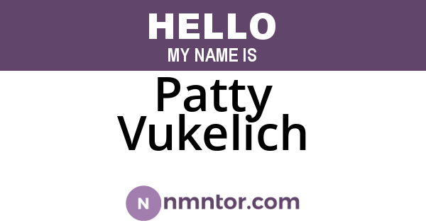 Patty Vukelich