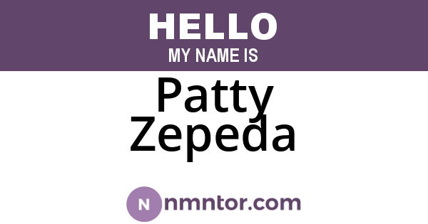 Patty Zepeda