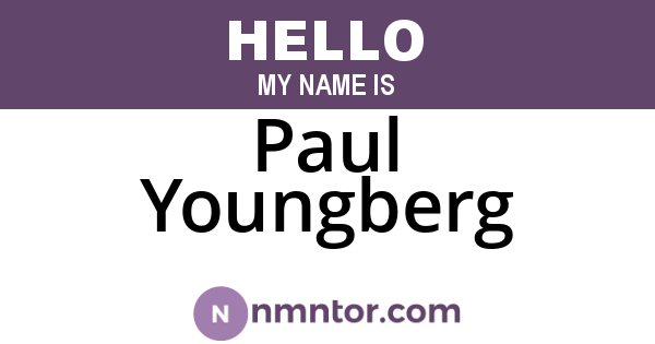 Paul Youngberg