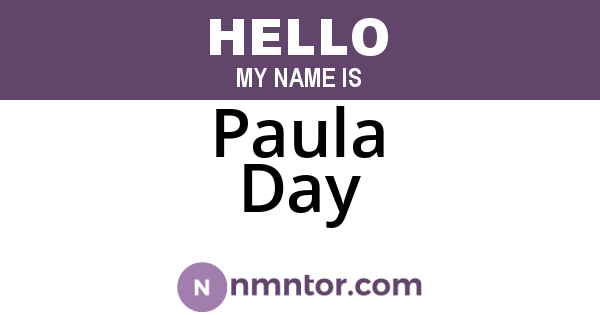 Paula Day