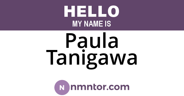 Paula Tanigawa