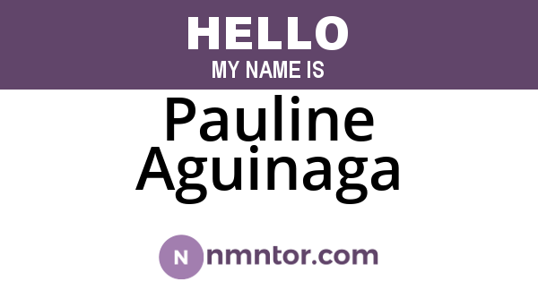 Pauline Aguinaga