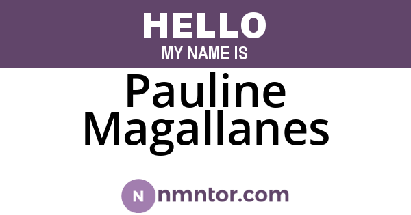 Pauline Magallanes